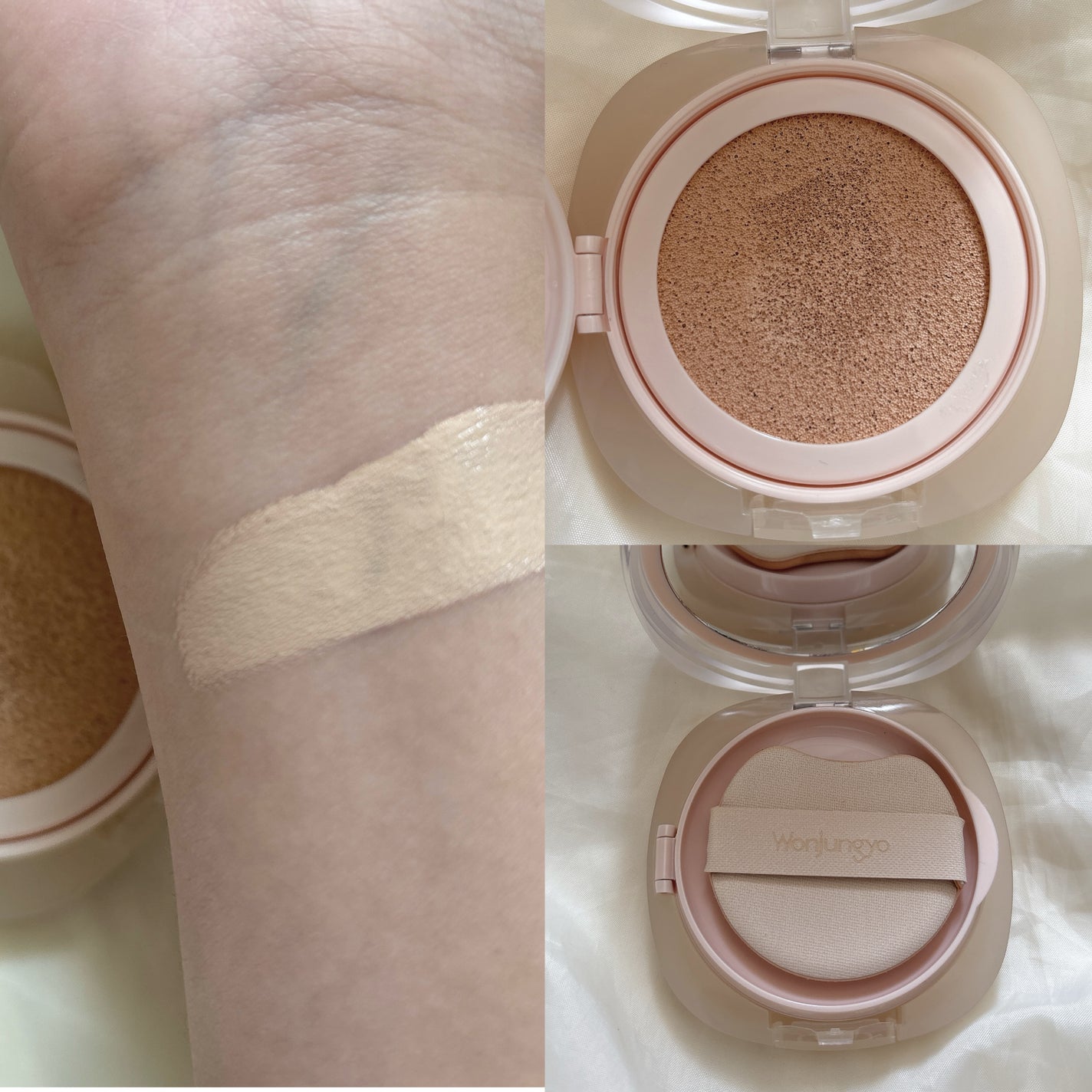 ウォンジョンヨ プロ パーフェクティングクッション カバー/Wonjungyo/クッションファンデーションを使ったクチコミ(2枚目)