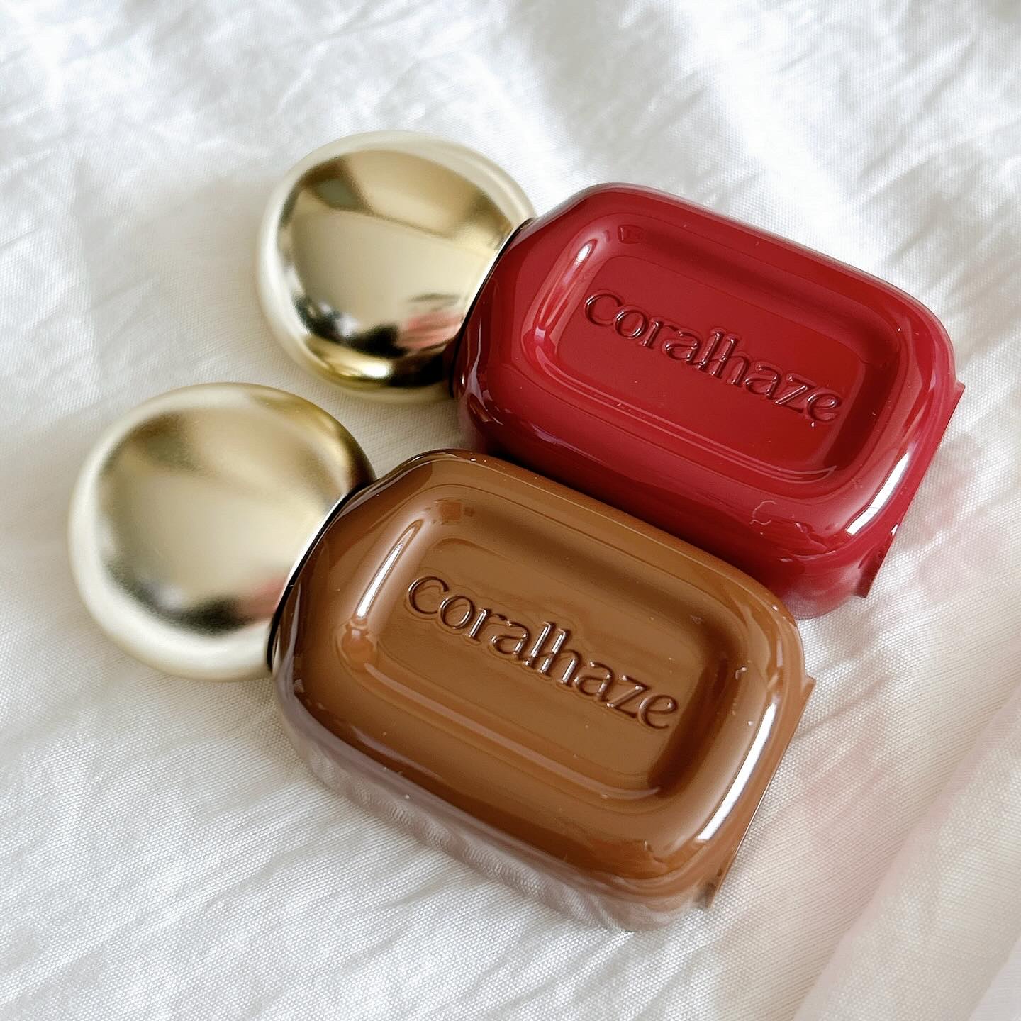 デュー ドロップ ティント/Coralhaze/リップティントを使ったクチコミ（2枚目）