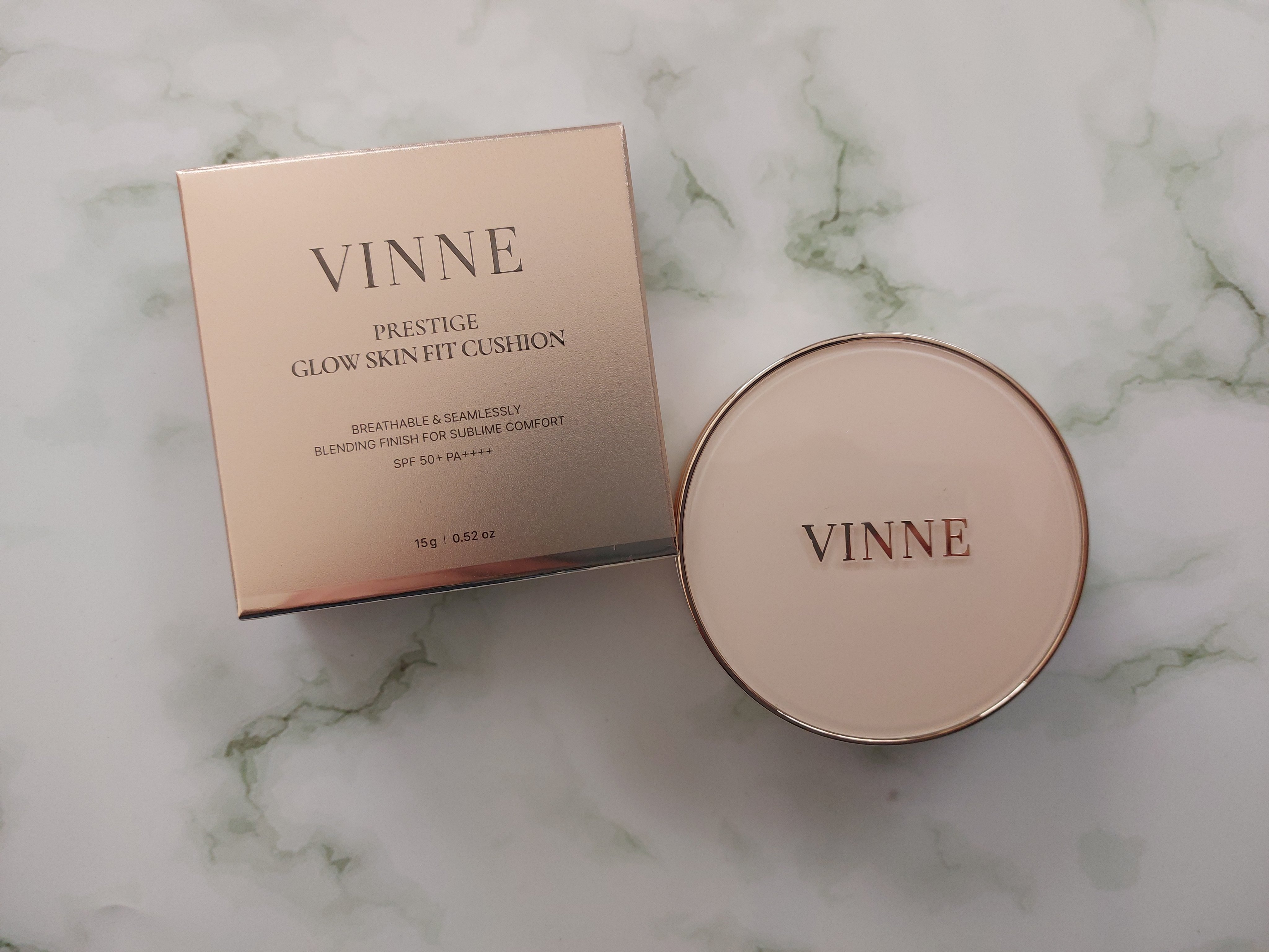 プレステージグロウスキンフィットクッション/VINNE /クッションファンデーションを使ったクチコミ（1枚目）