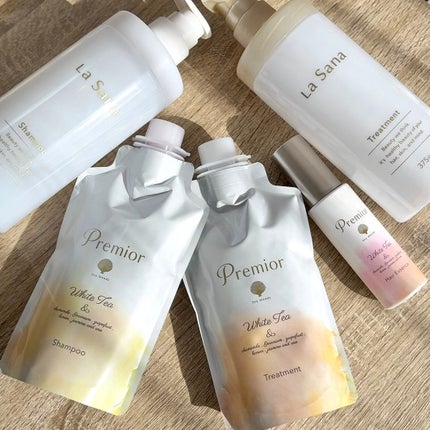 プレミオール ヘア エッセンス ホワイトティーの香り/ラサーナ/ヘアオイルを使ったクチコミ(1枚目)