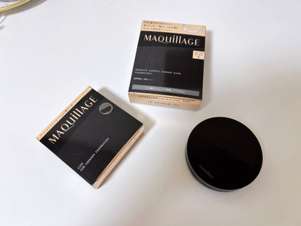 ドラマティックエッセンスクッション グロウ/マキアージュ/クッションファンデーションを使ったクチコミ(2枚目)