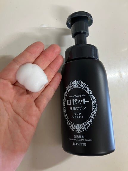 ロゼット洗顔サボン クリアウォッシュ 180mL/ロゼット/泡洗顔の画像