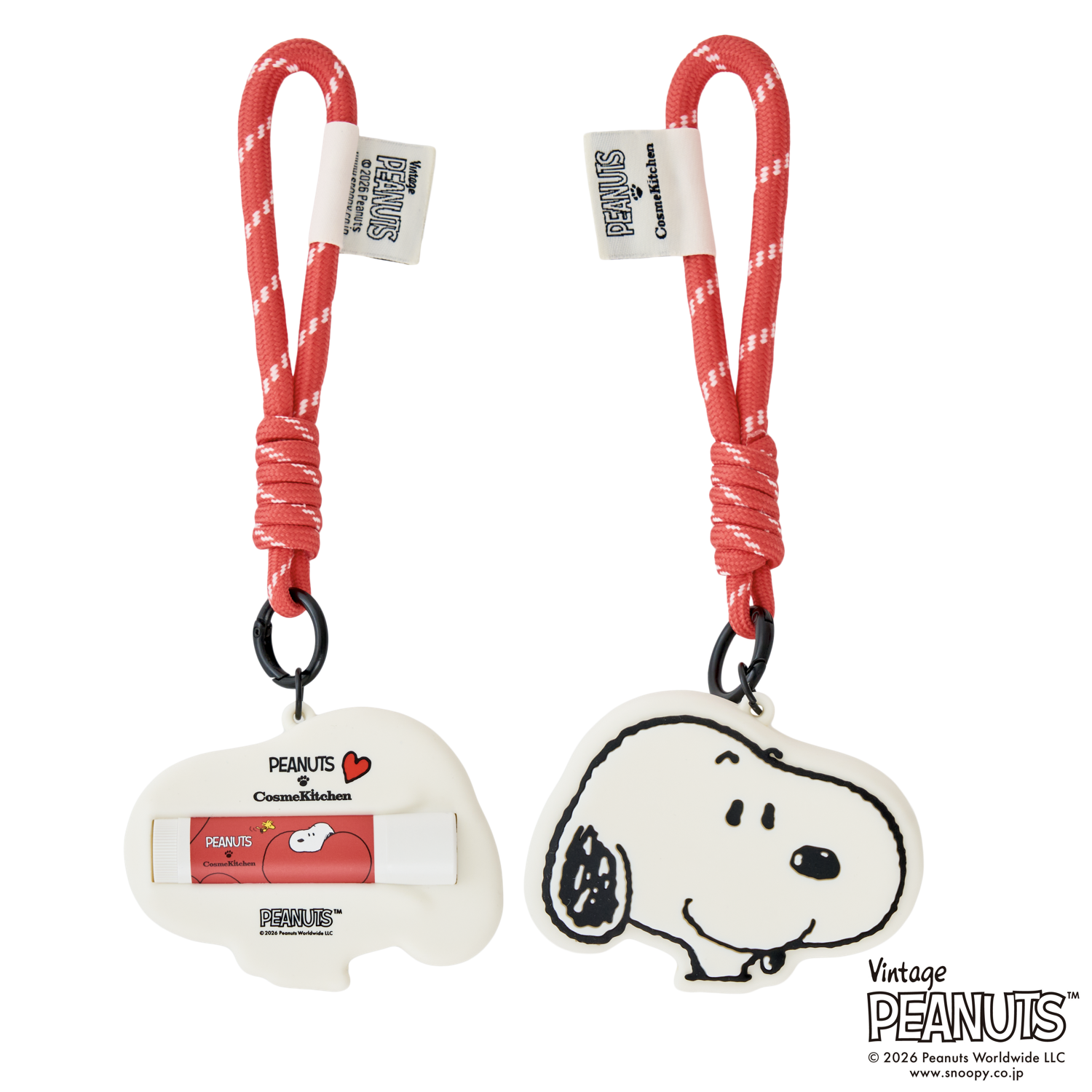 ＜PEANUTS＞アロマティック リップクリーム チャームセット SNOOPY