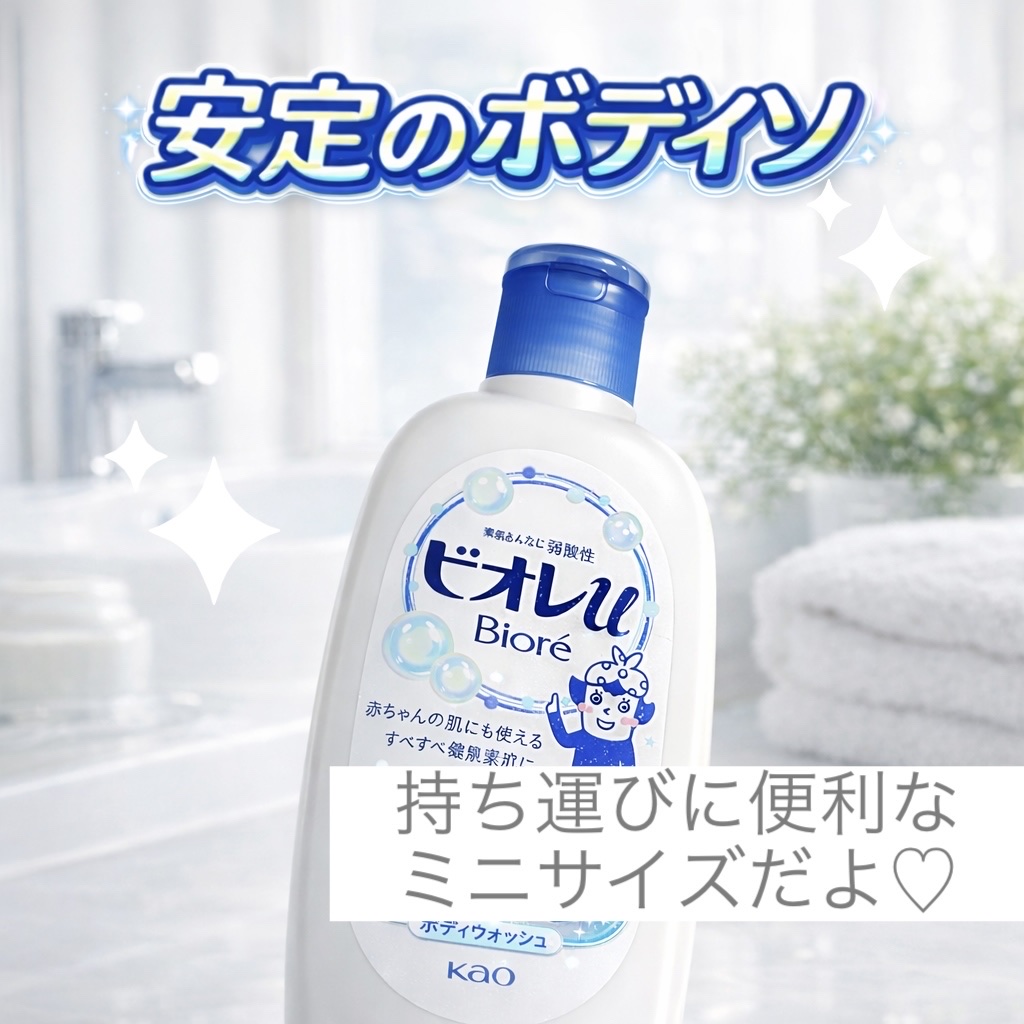 フレッシュフローラルの香り 微香性/ビオレu/ボディソープを使ったクチコミ（1枚目）