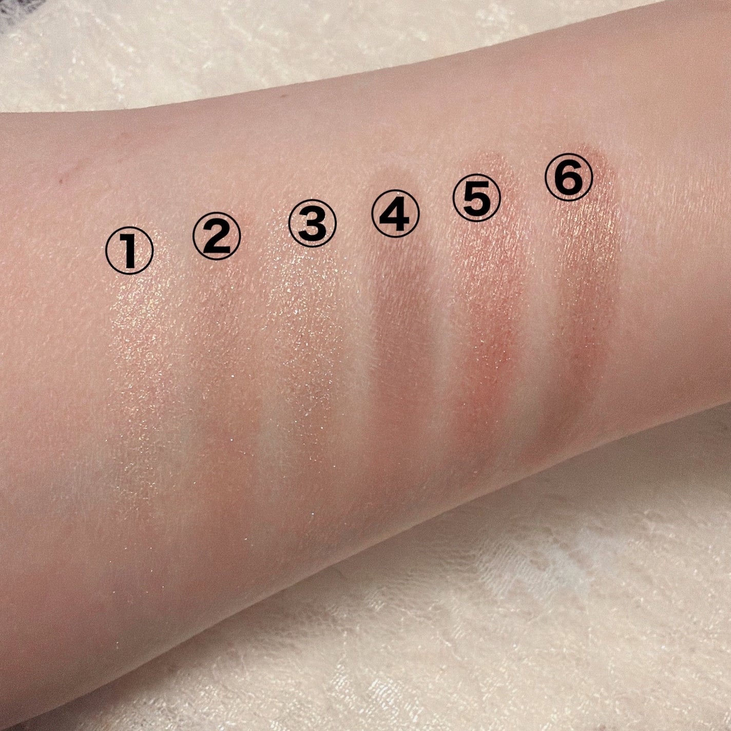 6色アイシャドウパレット/and us/アイシャドウパレットを使ったクチコミ(3枚目)