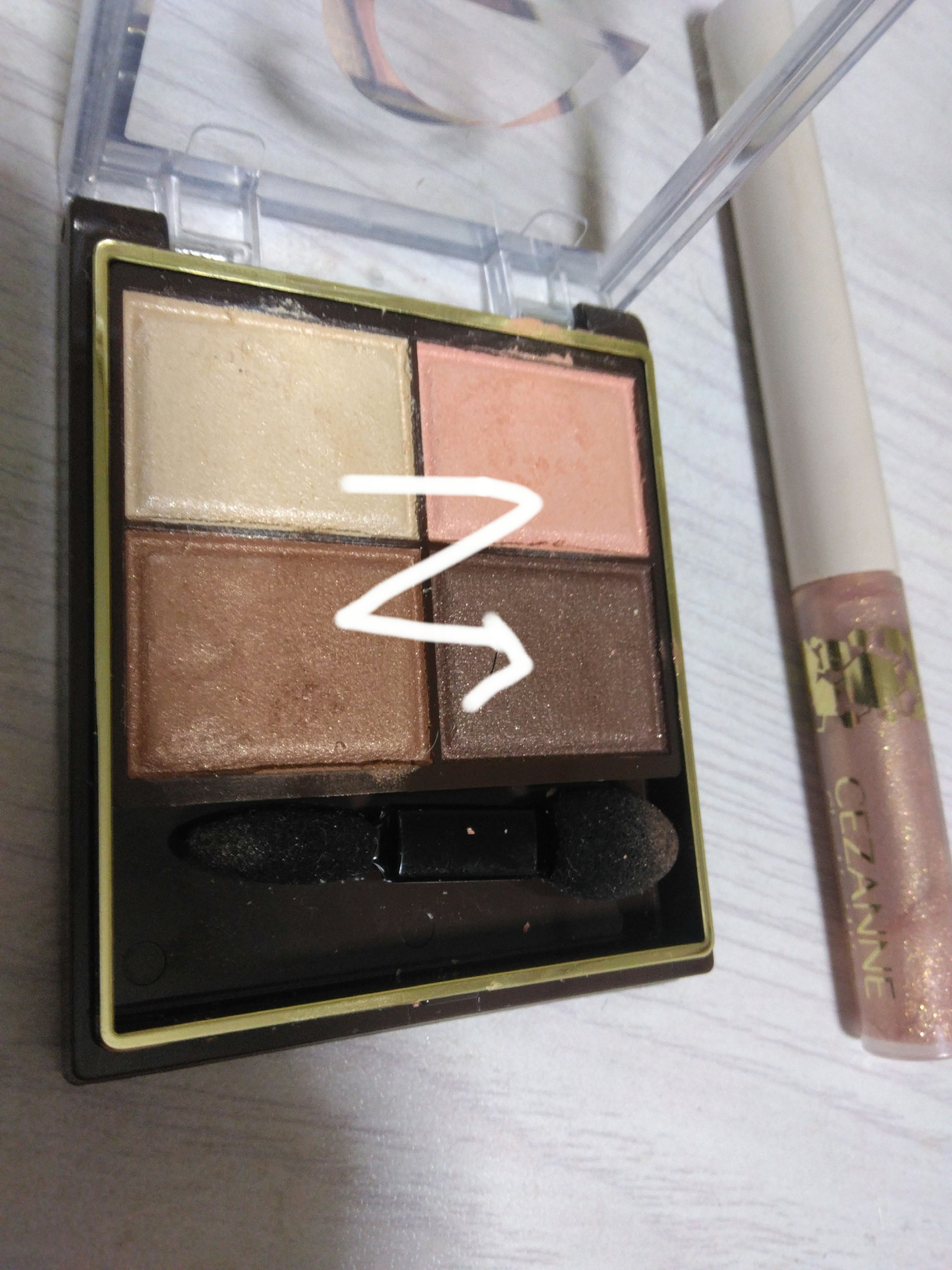 グロウリキッドライナー/CEZANNE/リキッドアイライナーを使ったクチコミ（3枚目）