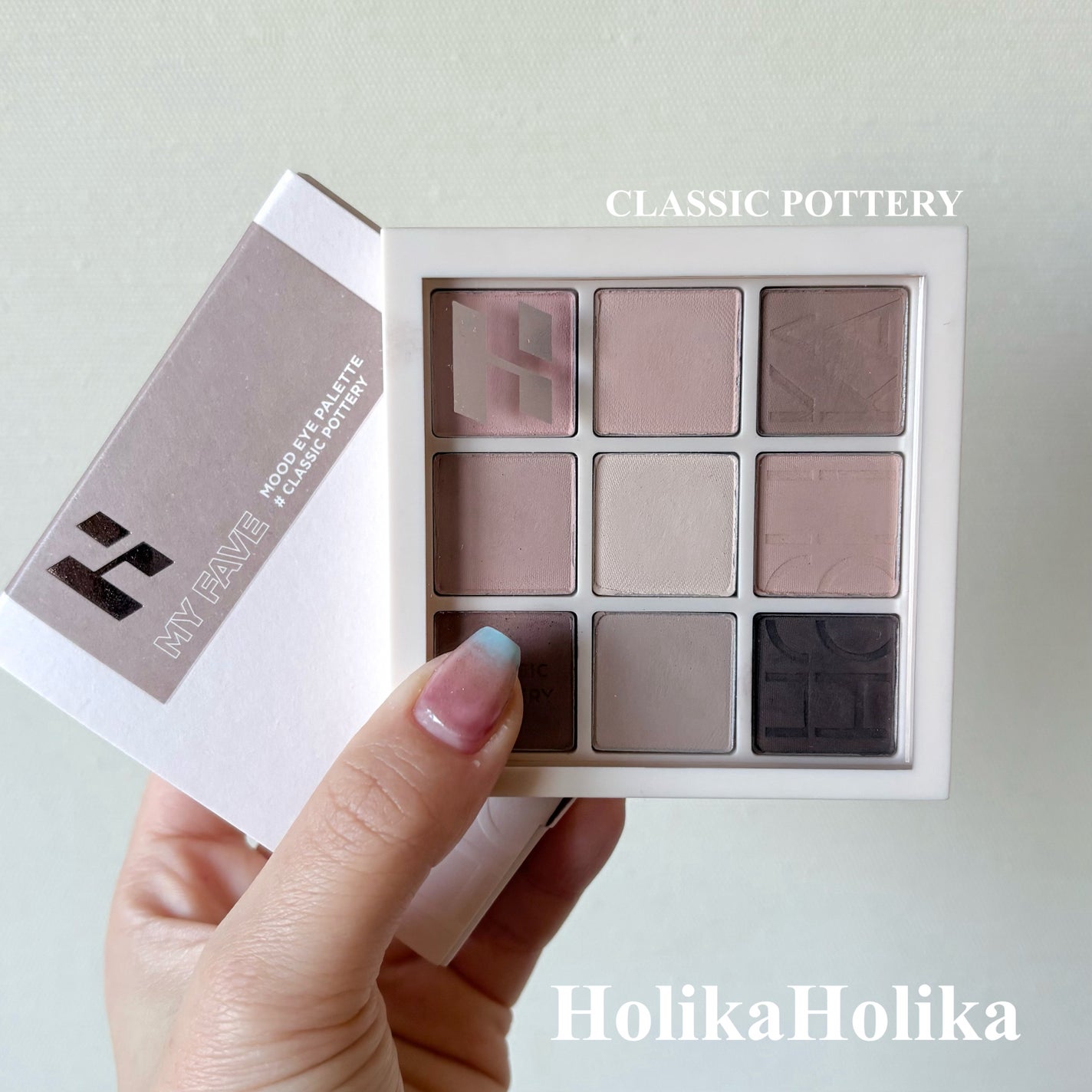 マイフェイブムードアイパレット 9カラー/HOLIKA HOLIKA/アイシャドウパレットを使ったクチコミ(1枚目)