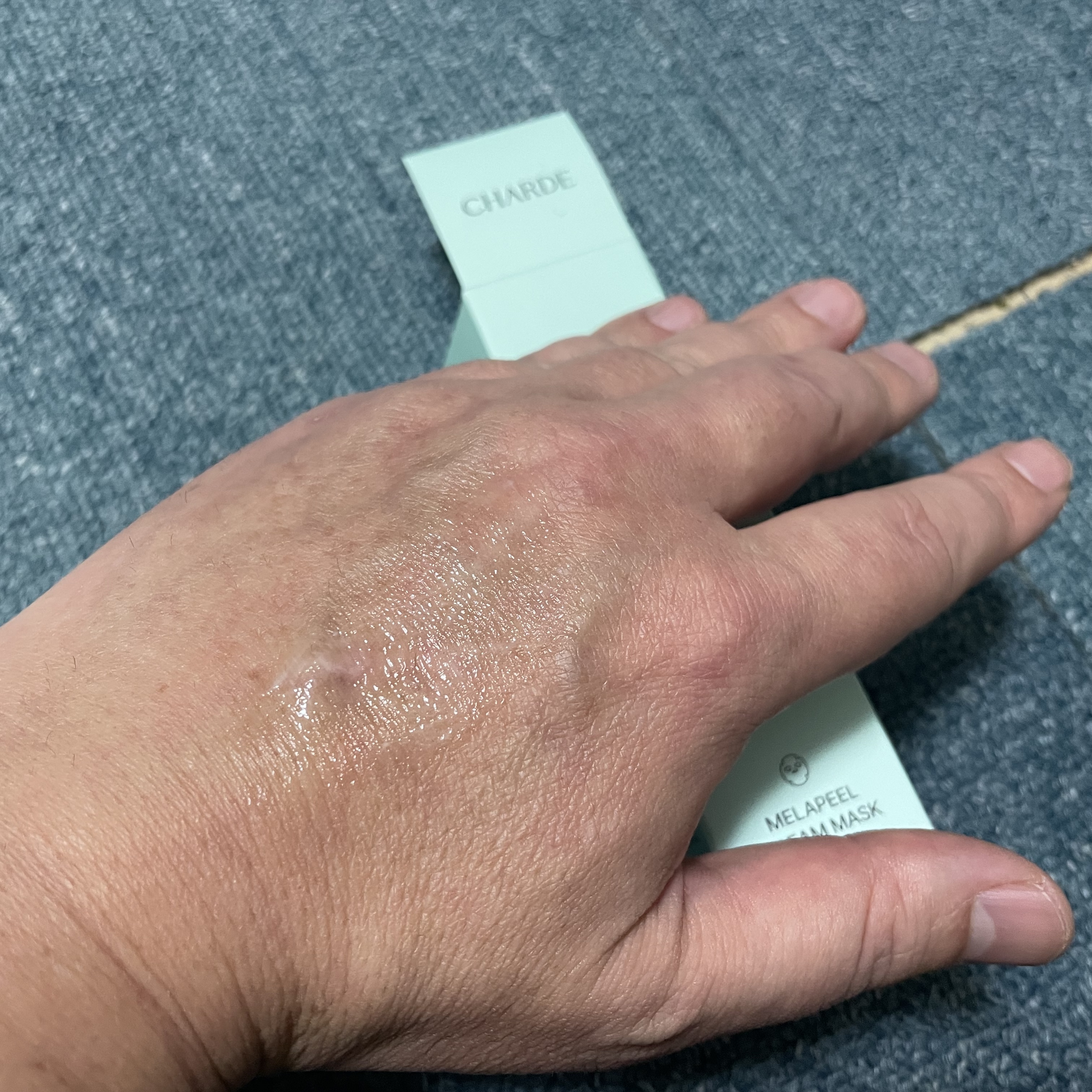 メラピールクリームマスク/CHARDE/ピーリングを使ったクチコミ（2枚目）