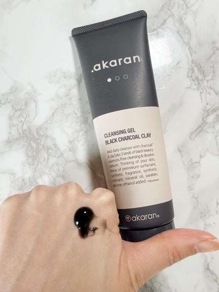 ブラックジェルクレンジング/.akaran/クレンジングジェルを使ったクチコミ(3枚目)