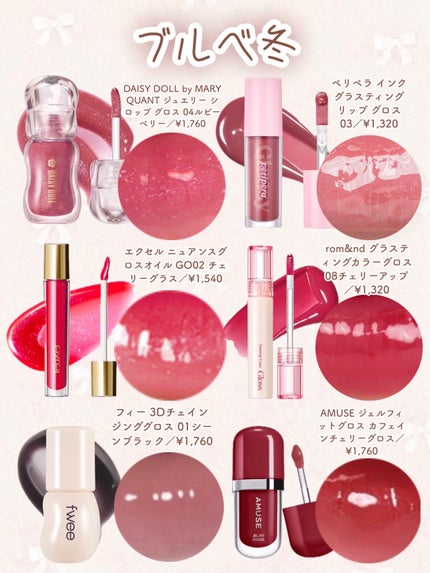 インク グラスティング リップ グロス/PERIPERA/リップグロスを使ったクチコミ(5枚目)