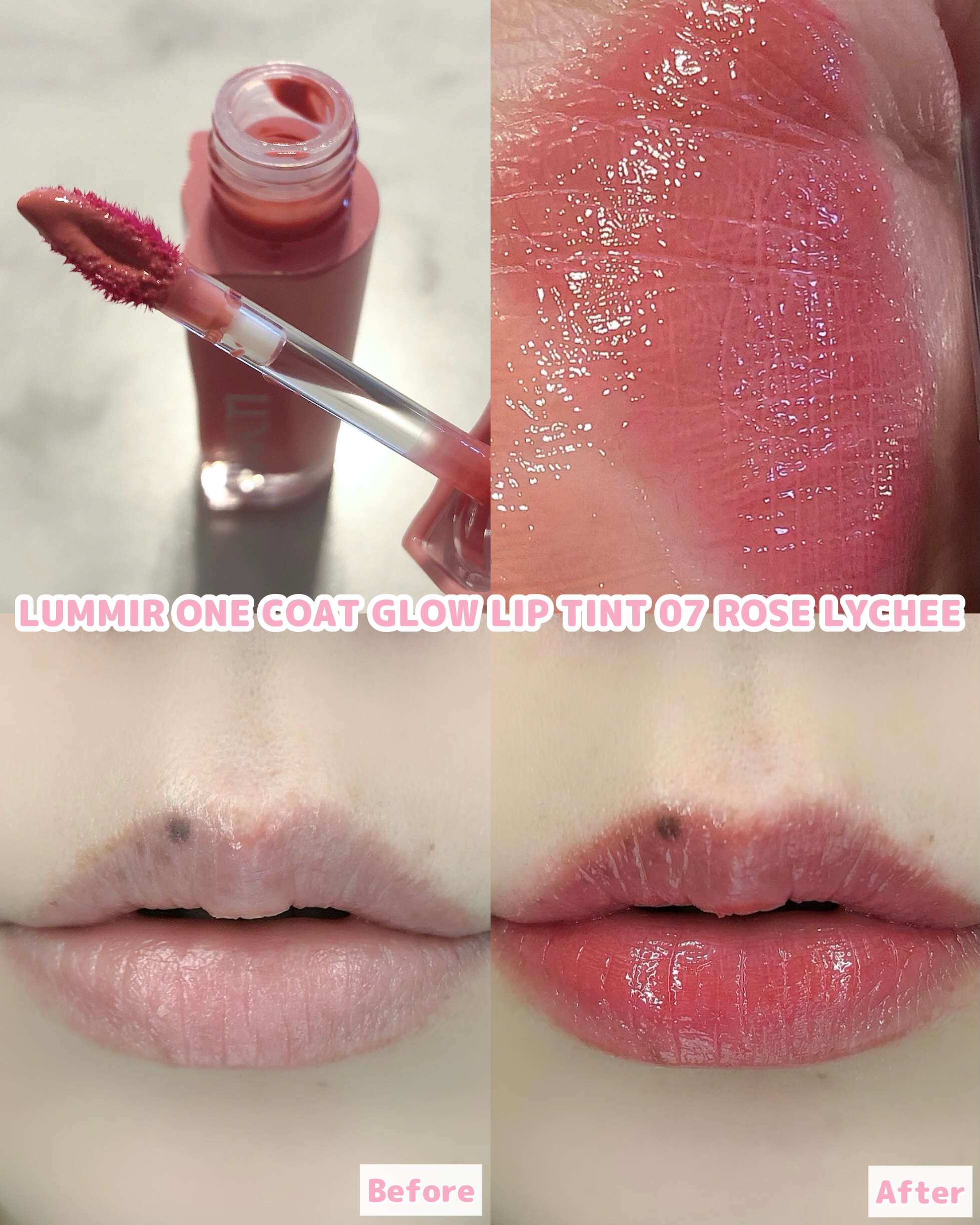 ONE COAT グロウティント/ルミル/リップティントを使ったクチコミ（3枚目）