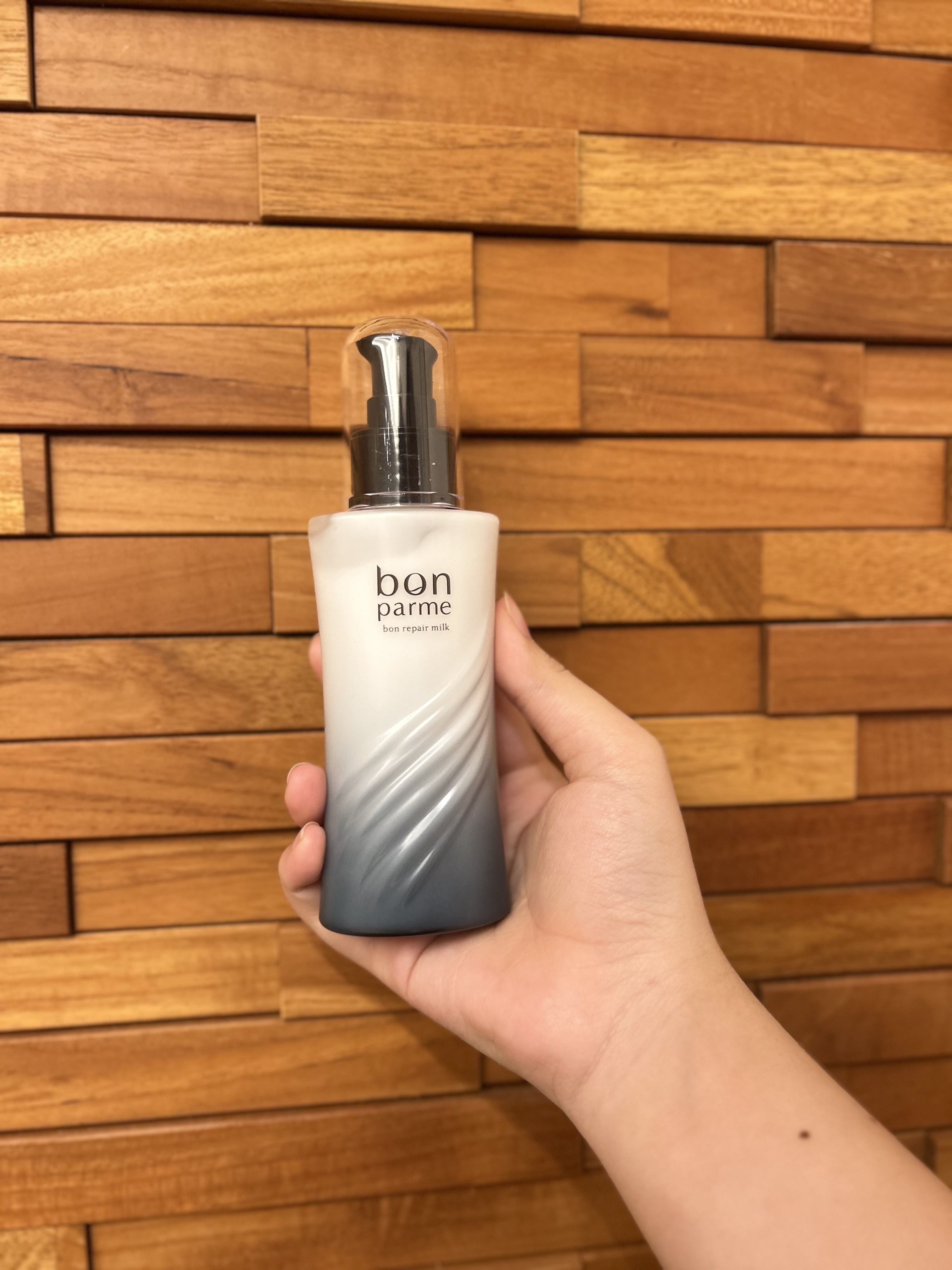 ボンリペアミルク/bonparme/ヘアミルクを使ったクチコミ（1枚目）
