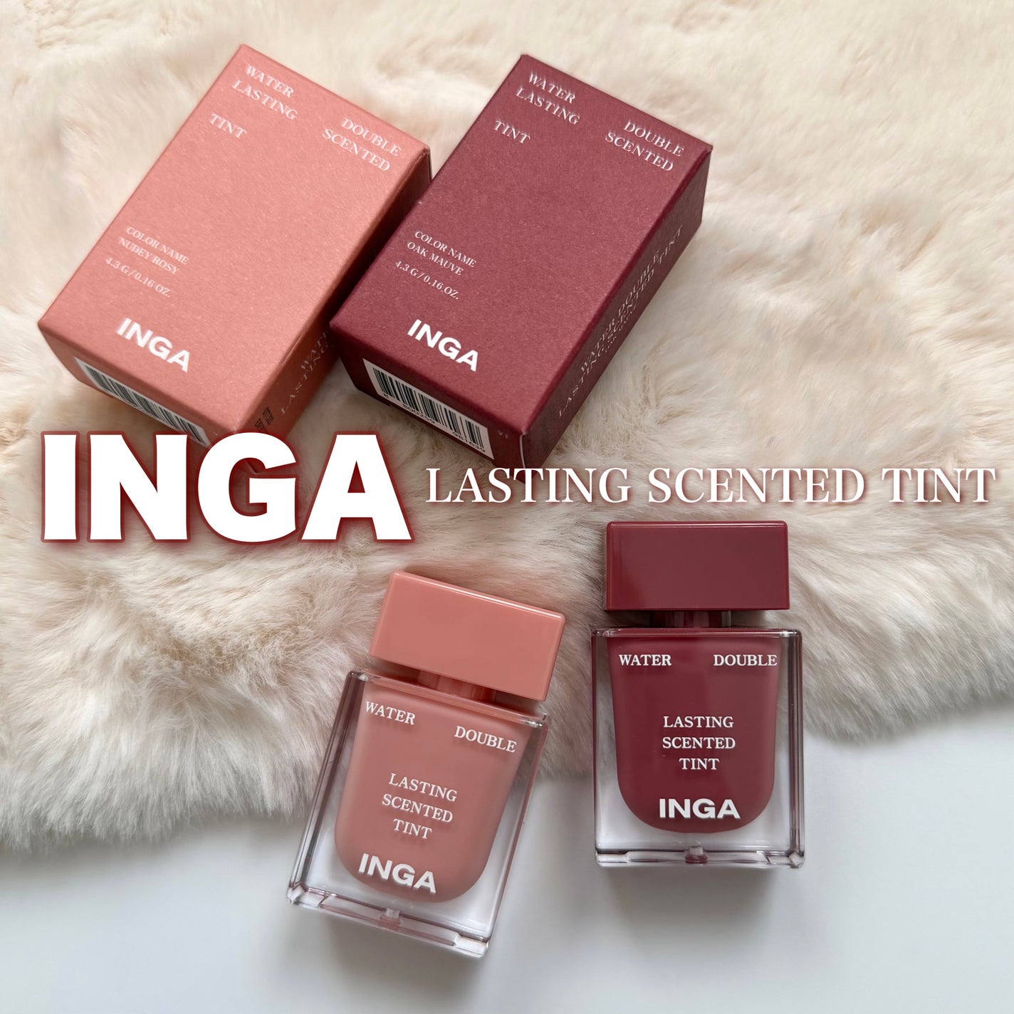 ウォーターダブルラスティングセンティッドティント/INGA/リップティントを使ったクチコミ(1枚目)