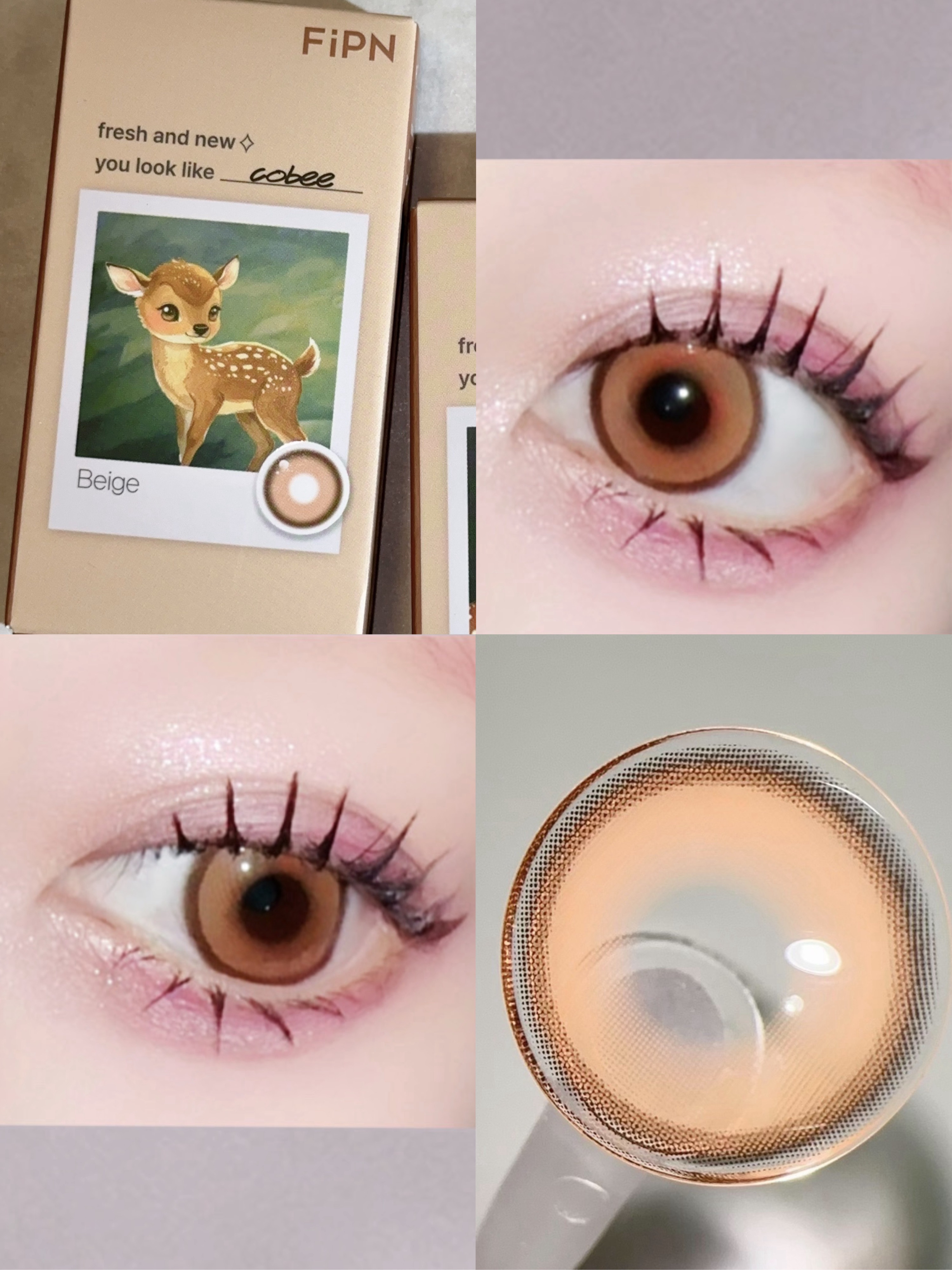Cobee/myfipn/１ヶ月（１MONTH）カラコンを使ったクチコミ（3枚目）