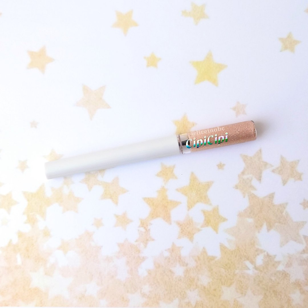 グリッター イルミネーションライナー R/CipiCipi/リキッドアイライナーを使ったクチコミ（2枚目）