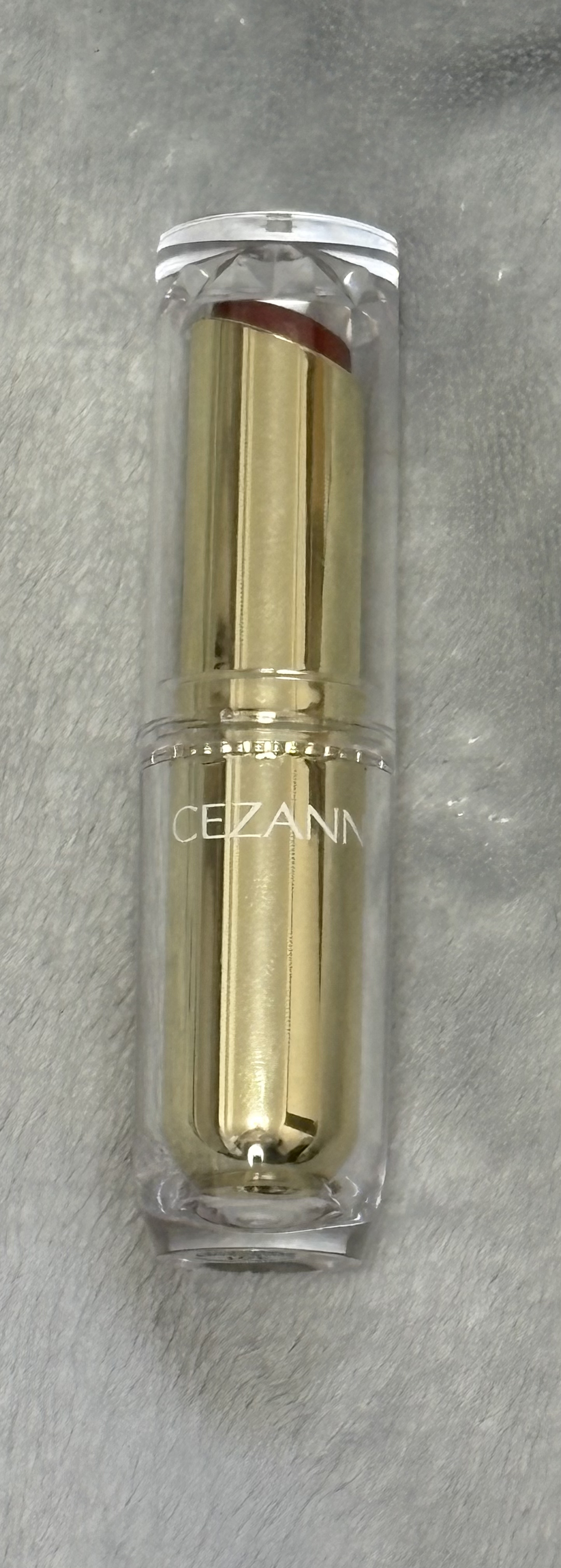 ラスティンググロスリップ 401 レッド系/CEZANNE/口紅を使ったクチコミ（1枚目）