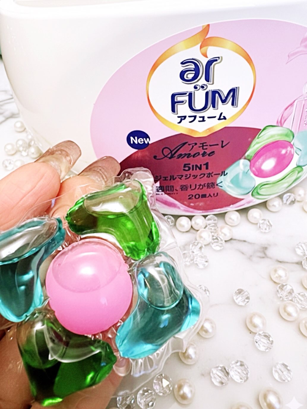 カーポッド 本体 20個入り/王子製薬/洗濯洗剤を使ったクチコミ（3枚目）