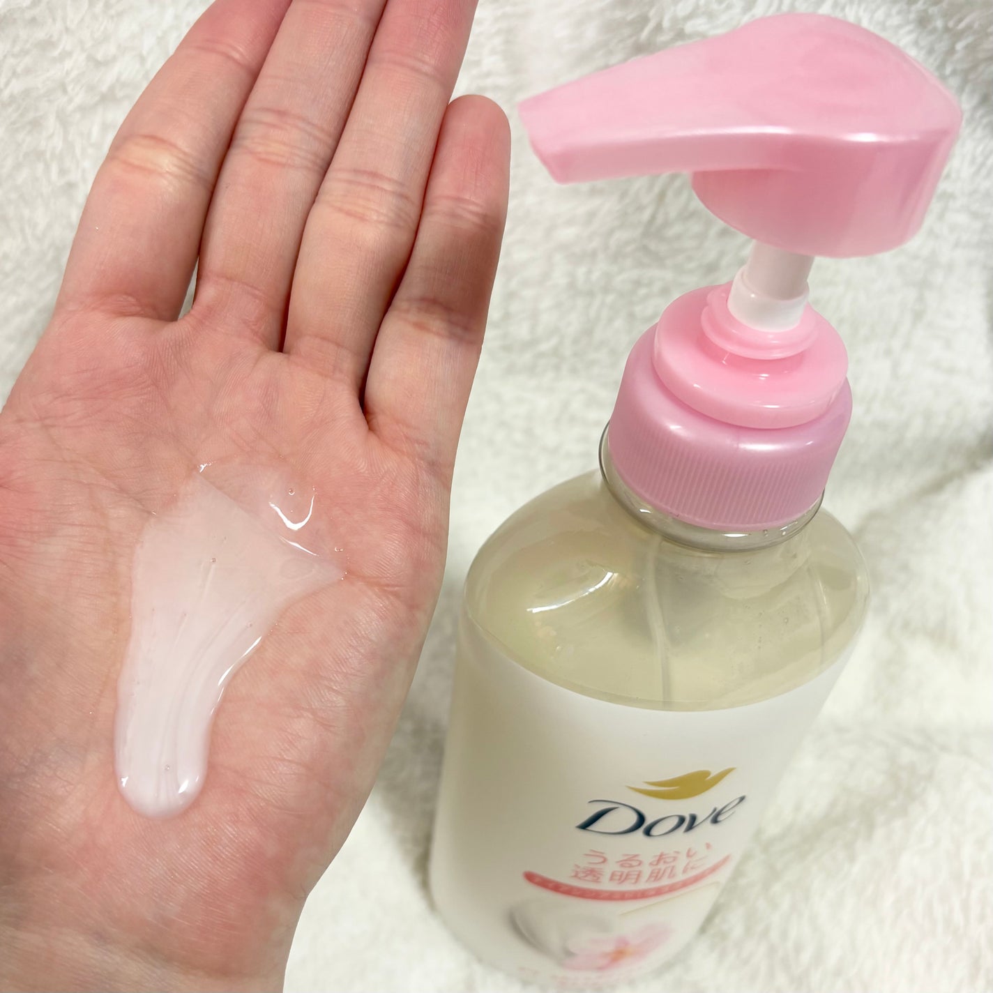 ダヴ ふわとろクリーミースクラブ サクラ&ムスク/ダヴ/ボディスクラブを使ったクチコミ(2枚目)