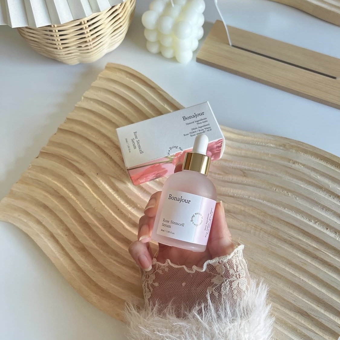 ローズステムセルセラム/Bonajour/美容液を使ったクチコミ（1枚目）