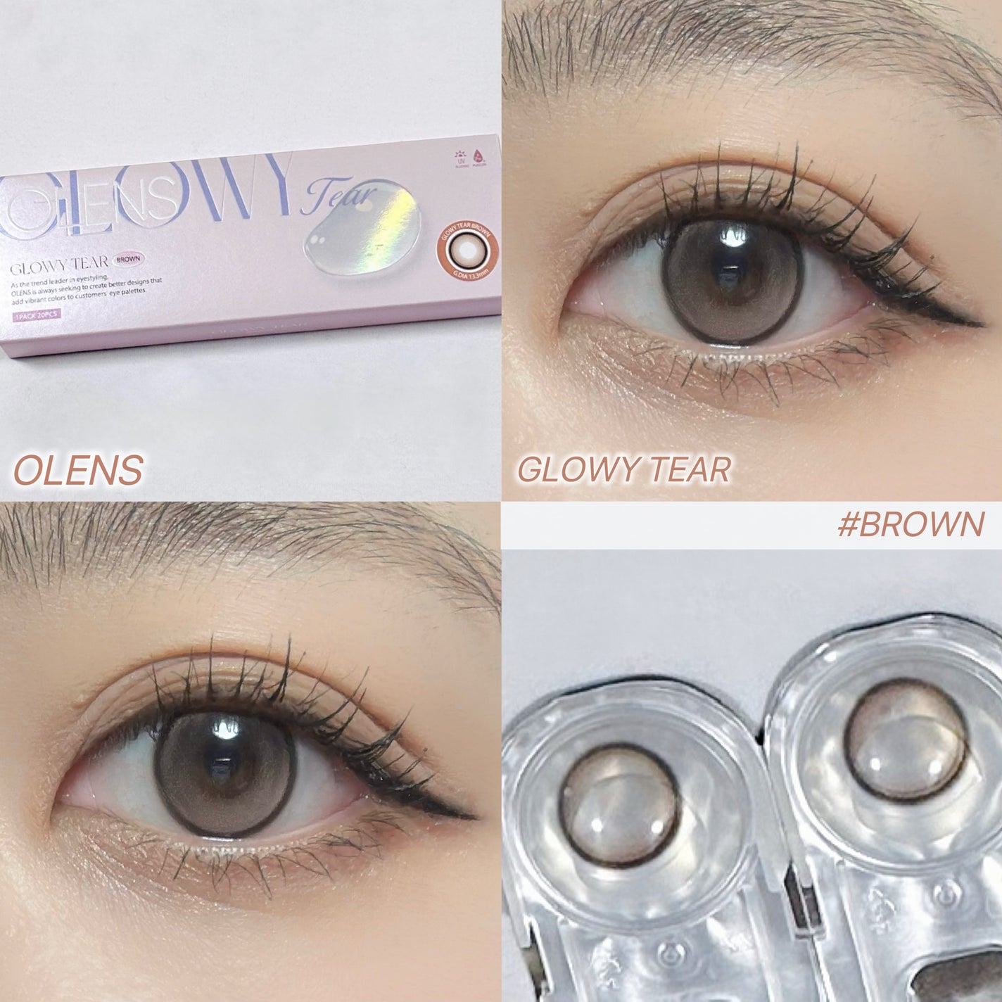 Glowy Tear 1day/OLENS/ワンデー(1DAY)カラコンを使ったクチコミ(2枚目)