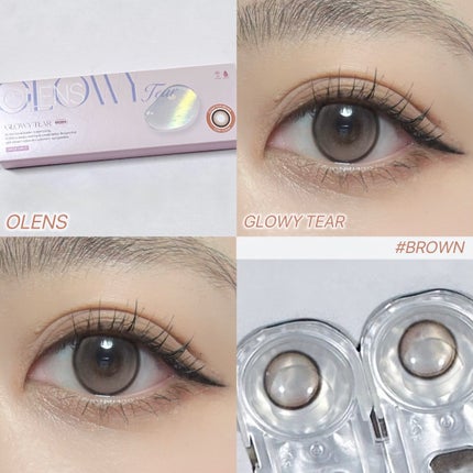 Glowy Tear 1day/OLENS/ワンデー(1DAY)カラコンを使ったクチコミ(2枚目)