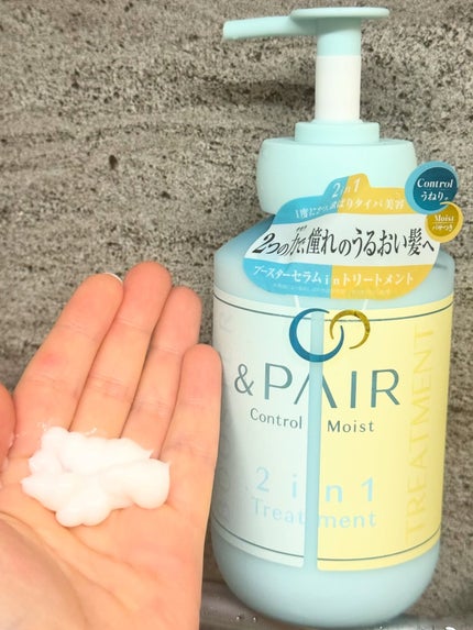 アンドペア コントロール モイスト 2in1 シャンプー&ヘアトリートメント シャンプー 450mL/&PAIR/市販シャンプーの画像