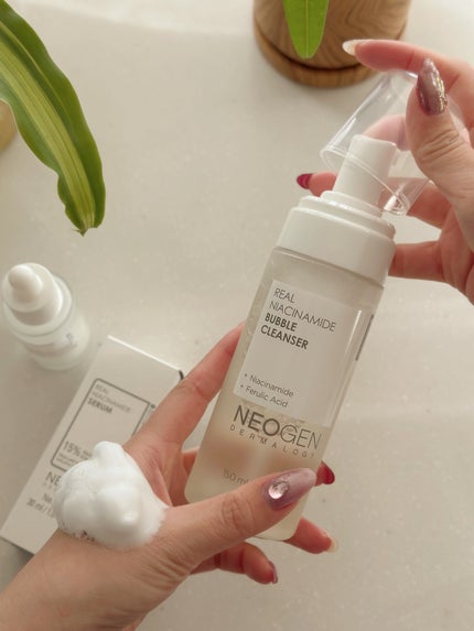 リアルナイアシンアミドバブルクレンザー/NEOGEN/泡洗顔を使ったクチコミ(3枚目)