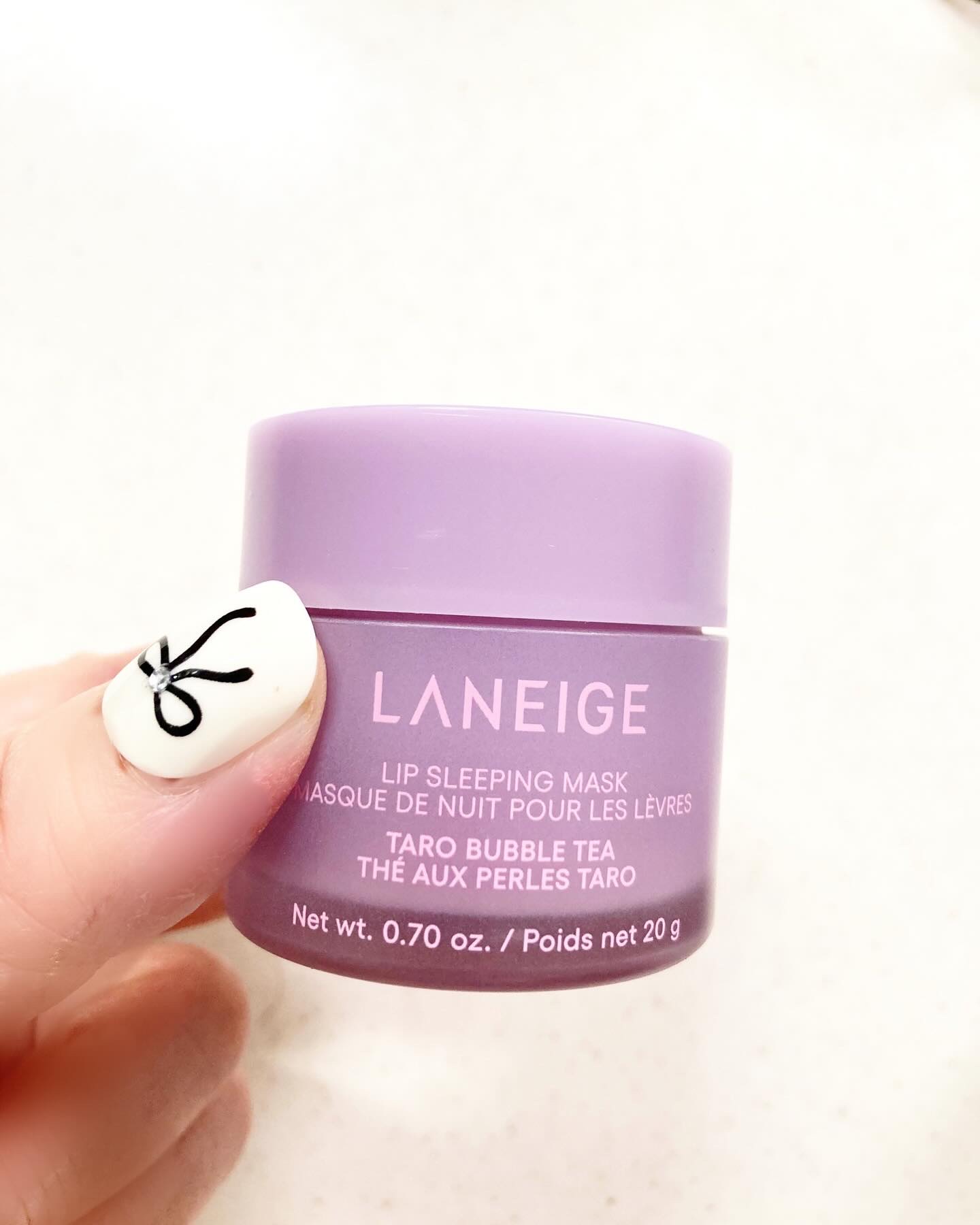 リップスリーピングマスク タピオカミルクティーシリーズ/LANEIGE/リップマスクを使ったクチコミ（3枚目）