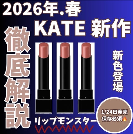 ケイト リップモンスター 20 いたずらベリーの道標/KATE/口紅を使ったクチコミ(1枚目)