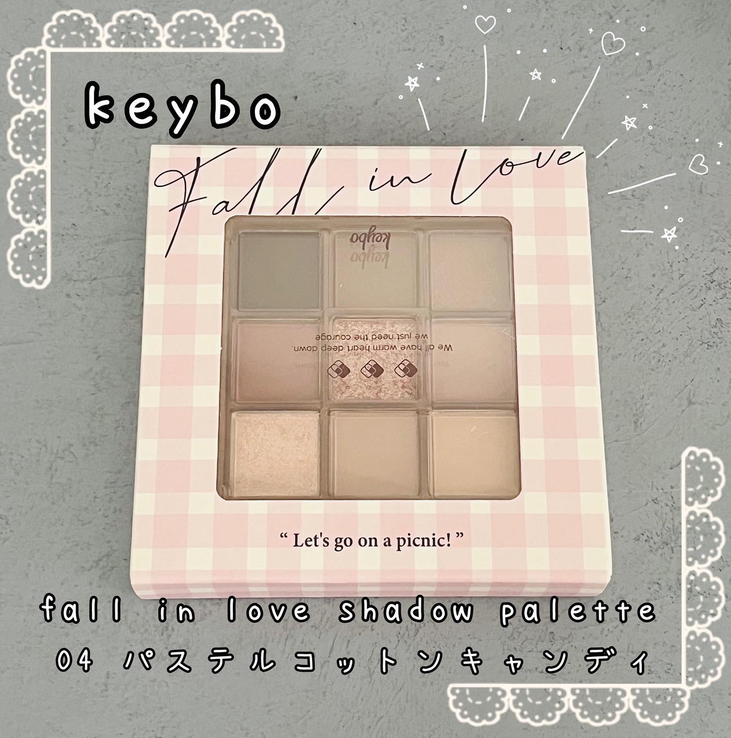 KEYBO FALL IN LOVE SHADOW PALETTE/keybo/アイシャドウパレットを使ったクチコミ（1枚目）