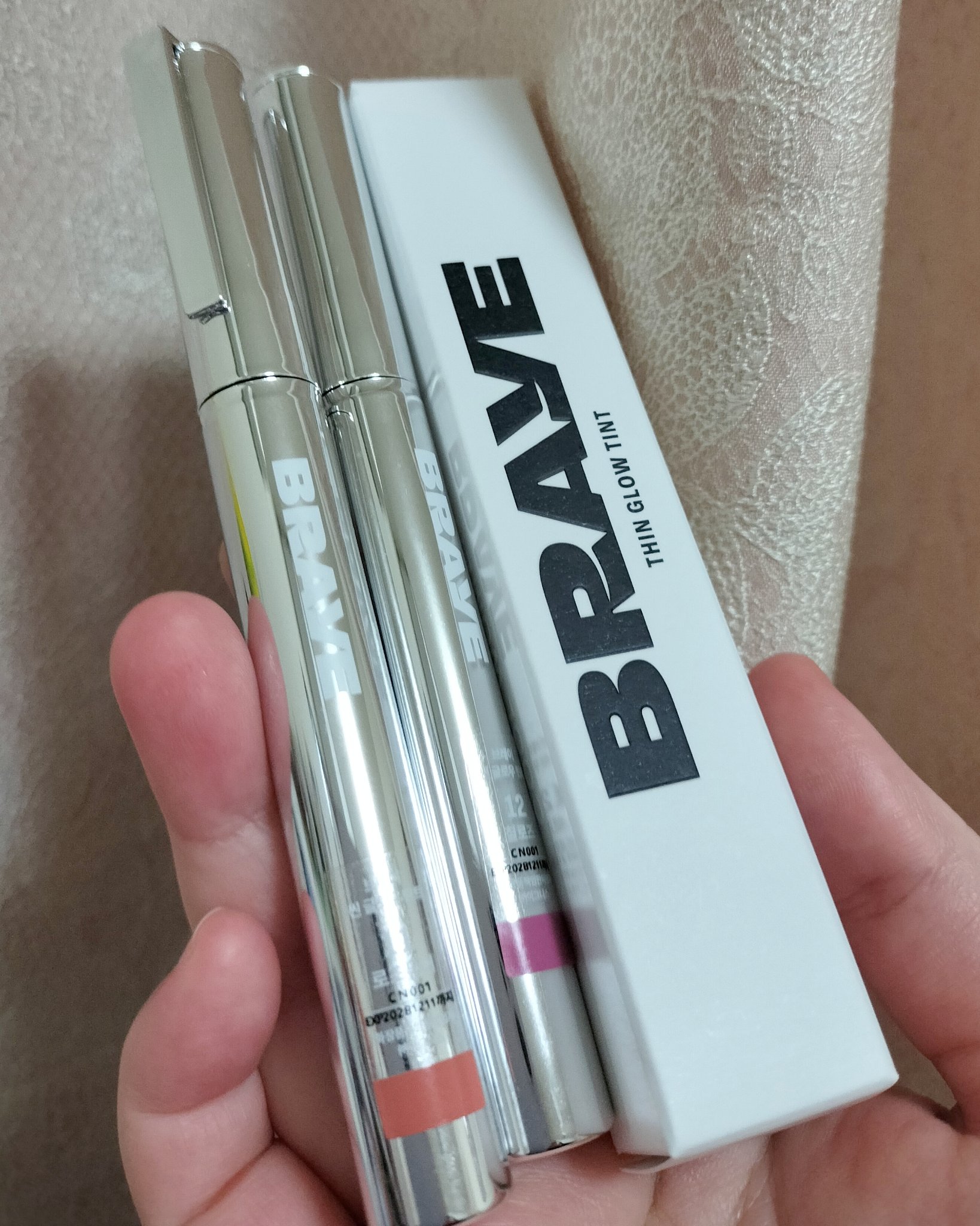 THIN GLOW TINT/BRAYE/口紅を使ったクチコミ（2枚目）