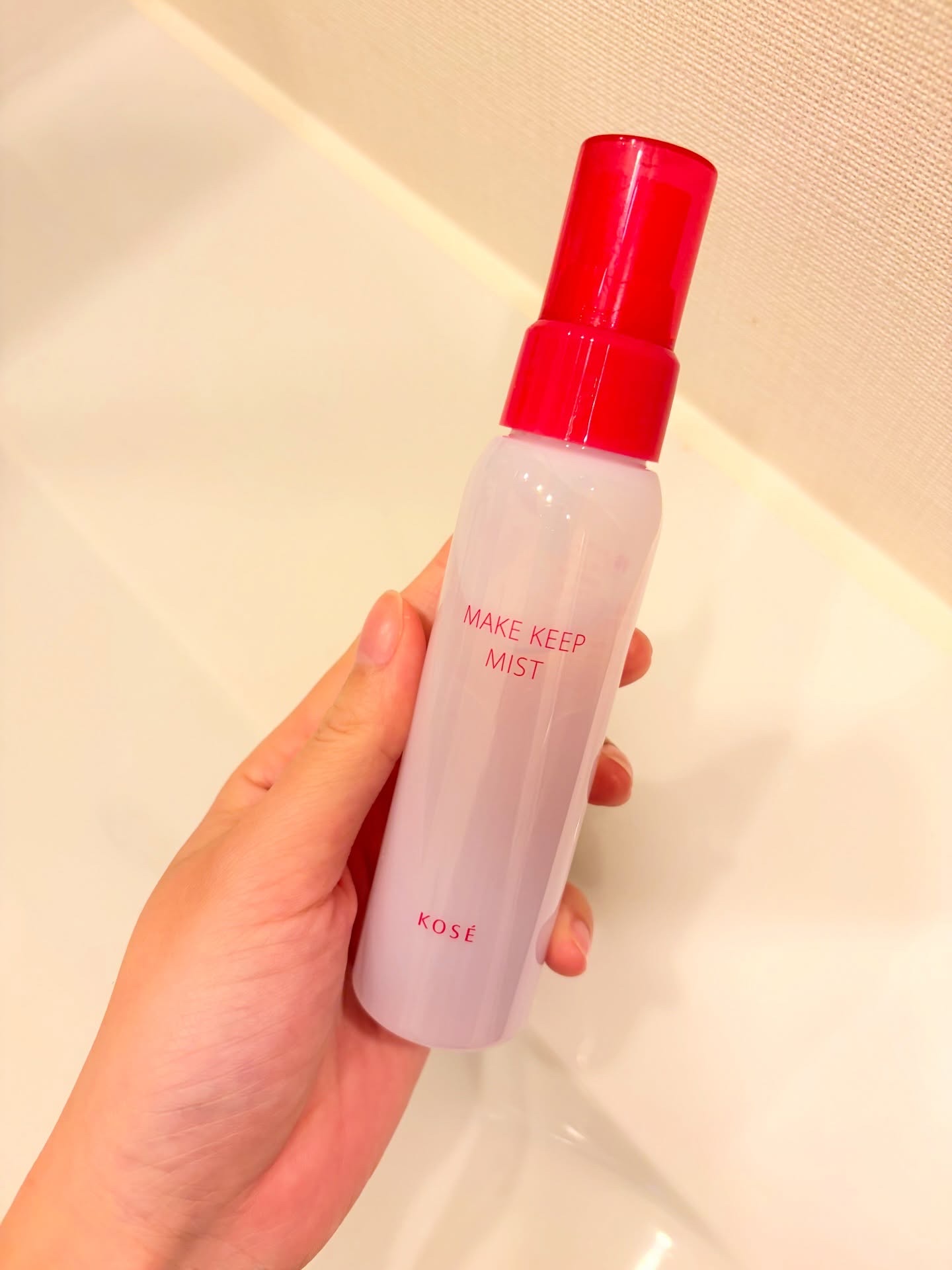 メイク キープ ミスト EX + 無香料/コーセーコスメニエンス/ミスト状化粧水を使ったクチコミ（3枚目）