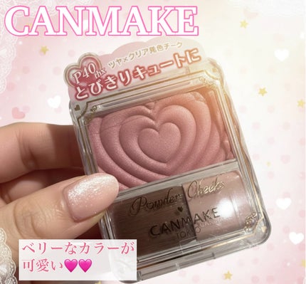 パウダーチークス/キャンメイク/パウダーチークを使ったクチコミ(1枚目)