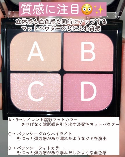 バウンシーチークシャドウ/KATE/マルチパレットを使ったクチコミ(4枚目)