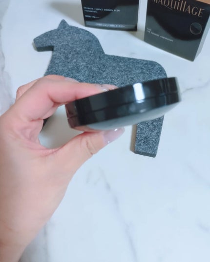 ドラマティックエッセンスクッション グロウ/マキアージュ/クッションファンデーションを使ったクチコミ(3枚目)