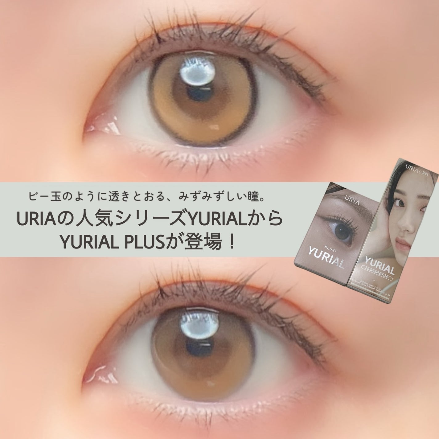 YURIAL 1DAY/URIA/ワンデー(1DAY)カラコンを使ったクチコミ(1枚目)