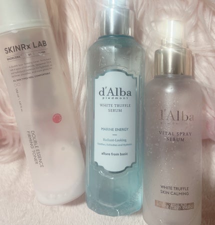 ホワイトトリュフアクアマリンエナジーセラム/ダルバ/ミスト状化粧水を使ったクチコミ(1枚目)