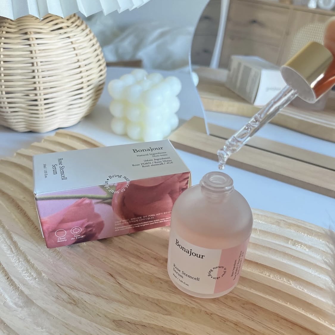 ローズステムセルセラム/Bonajour/美容液を使ったクチコミ（2枚目）