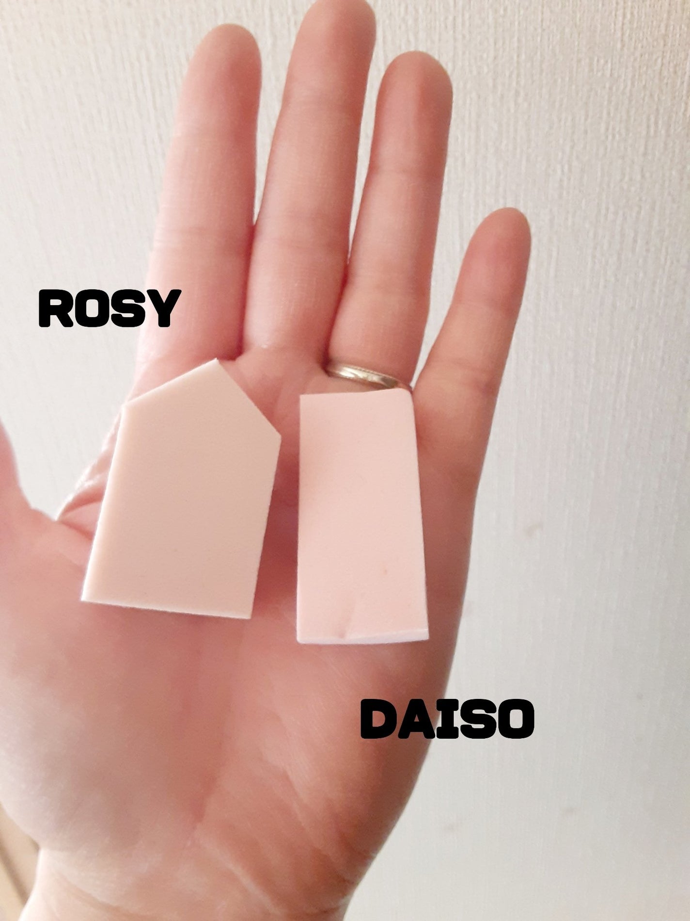 バリュースポンジN ハウス型タイプS 30P/ロージーローザ/パフ・スポンジを使ったクチコミ(4枚目)