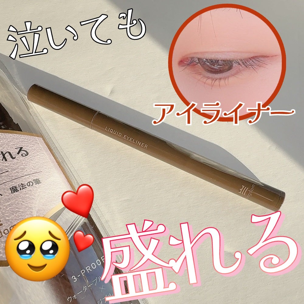 リキッドアイライナーTP/キングダム/リキッドアイライナーを使ったクチコミ(1枚目)