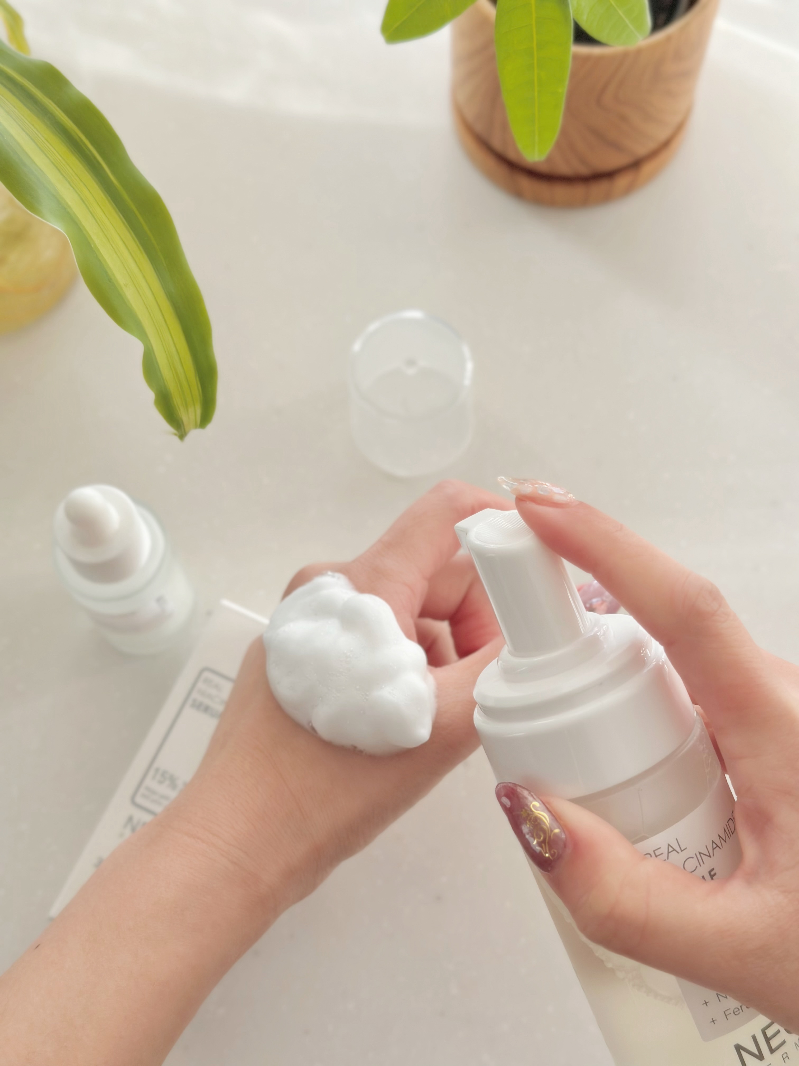 リアルナイアシンアミドバブルクレンザー/NEOGEN/泡洗顔を使ったクチコミ（1枚目）