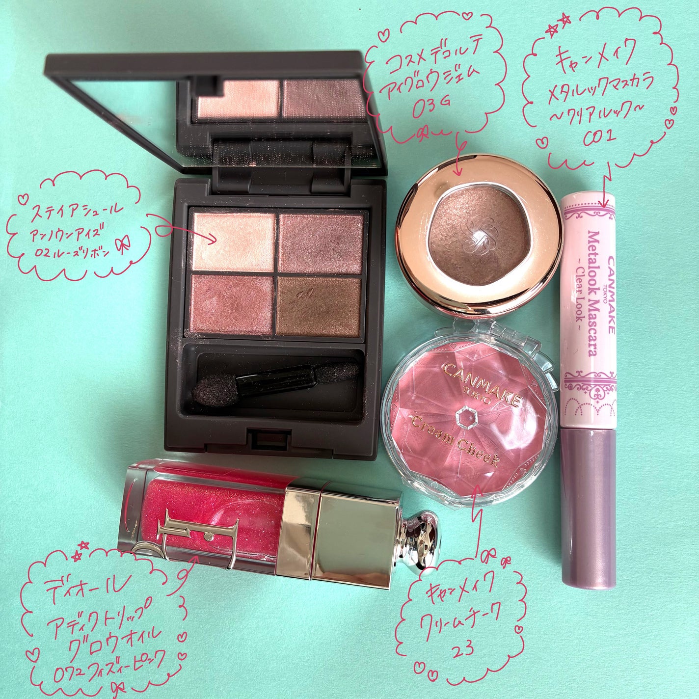 クリームチーク/キャンメイク/ジェル・クリームチークを使ったクチコミ(2枚目)