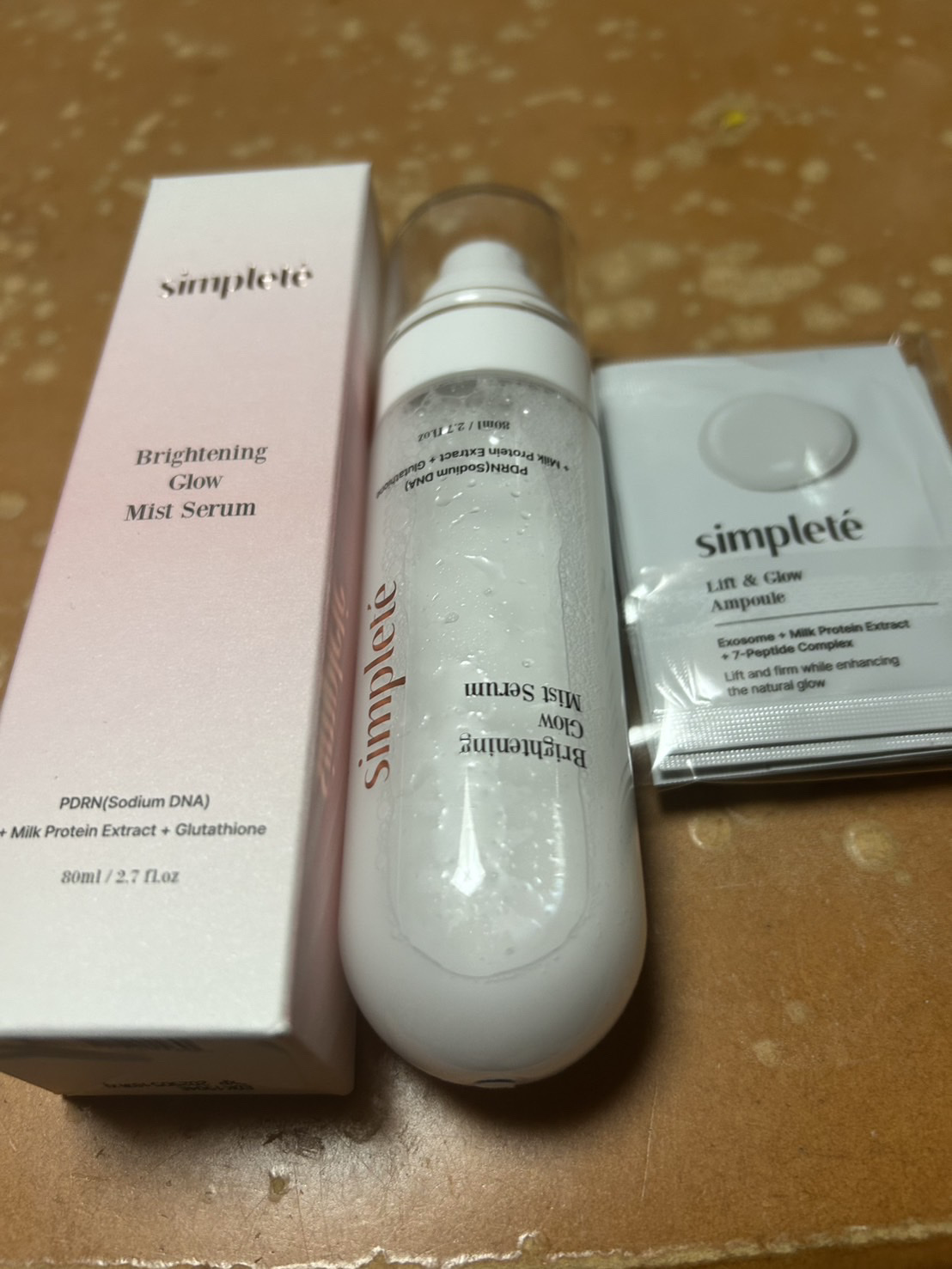 ブライトニング　グロウ　ミストセラム/Simplete/ミスト状化粧水を使ったクチコミ（1枚目）