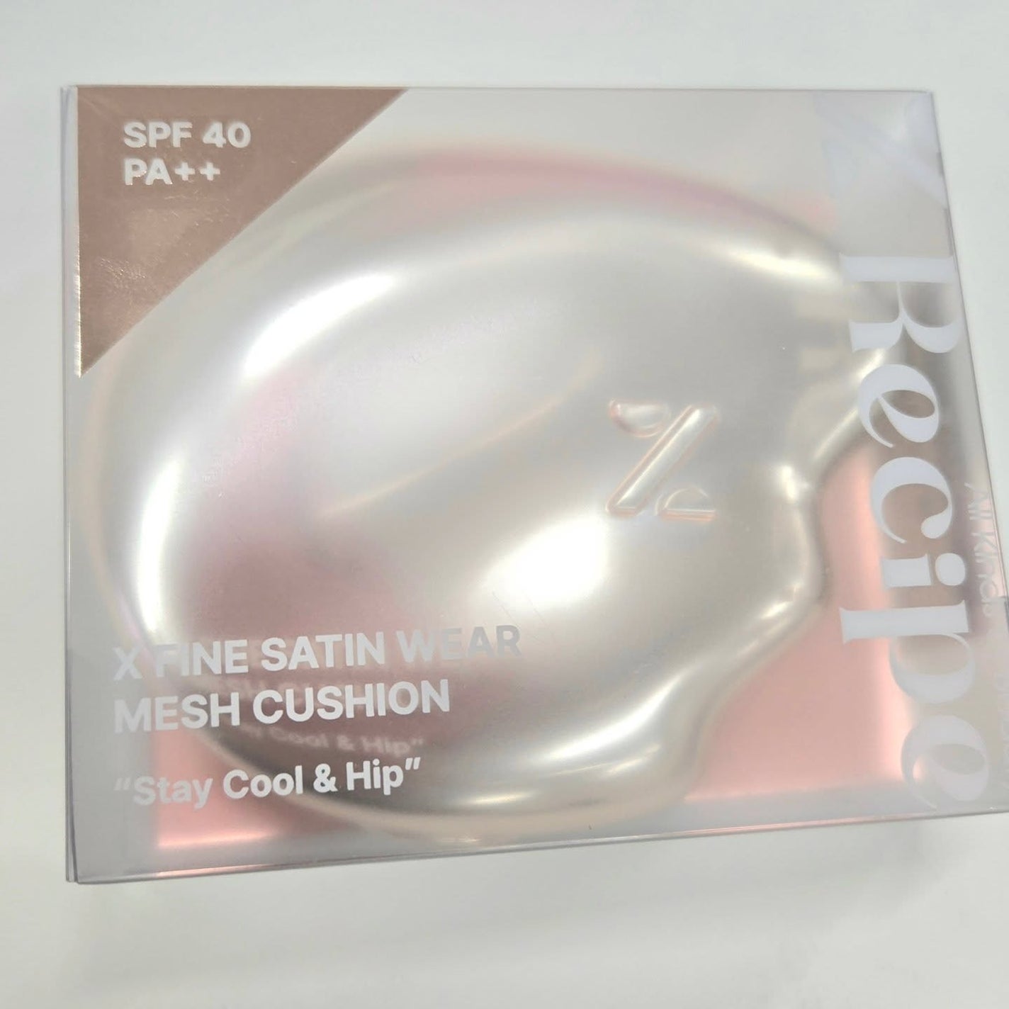 Xファイン サテンウェア メッシュクッション/%Recipe/クッションファンデーションを使ったクチコミ(1枚目)