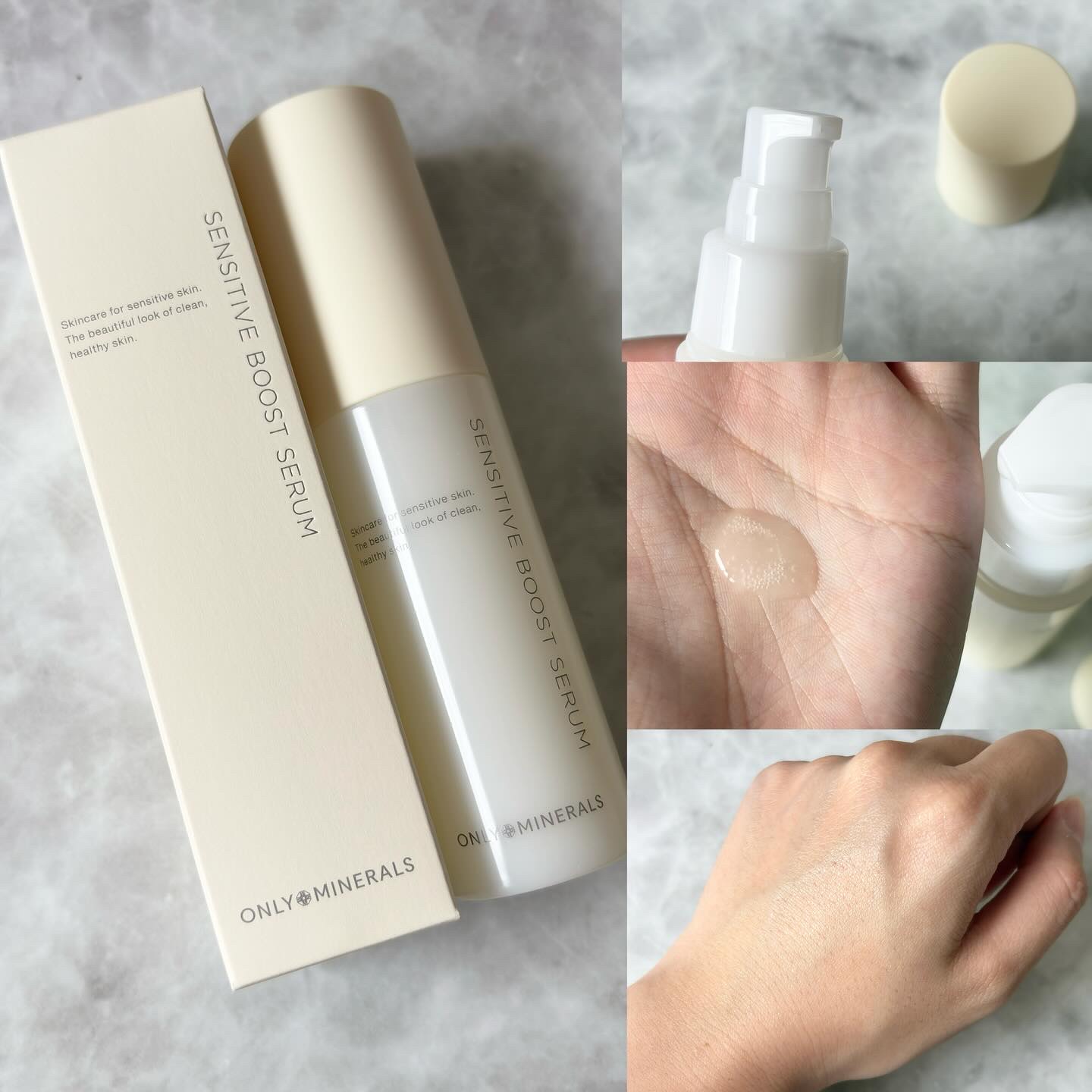 Nude センシティブブーストセラム/ONLY MINERALS/ブースター・導入液を使ったクチコミ（2枚目）