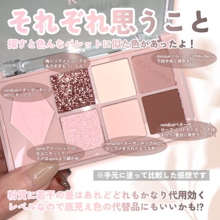 KM マルチパーパスパレット/DAISO/アイシャドウパレットを使ったクチコミ(6枚目)