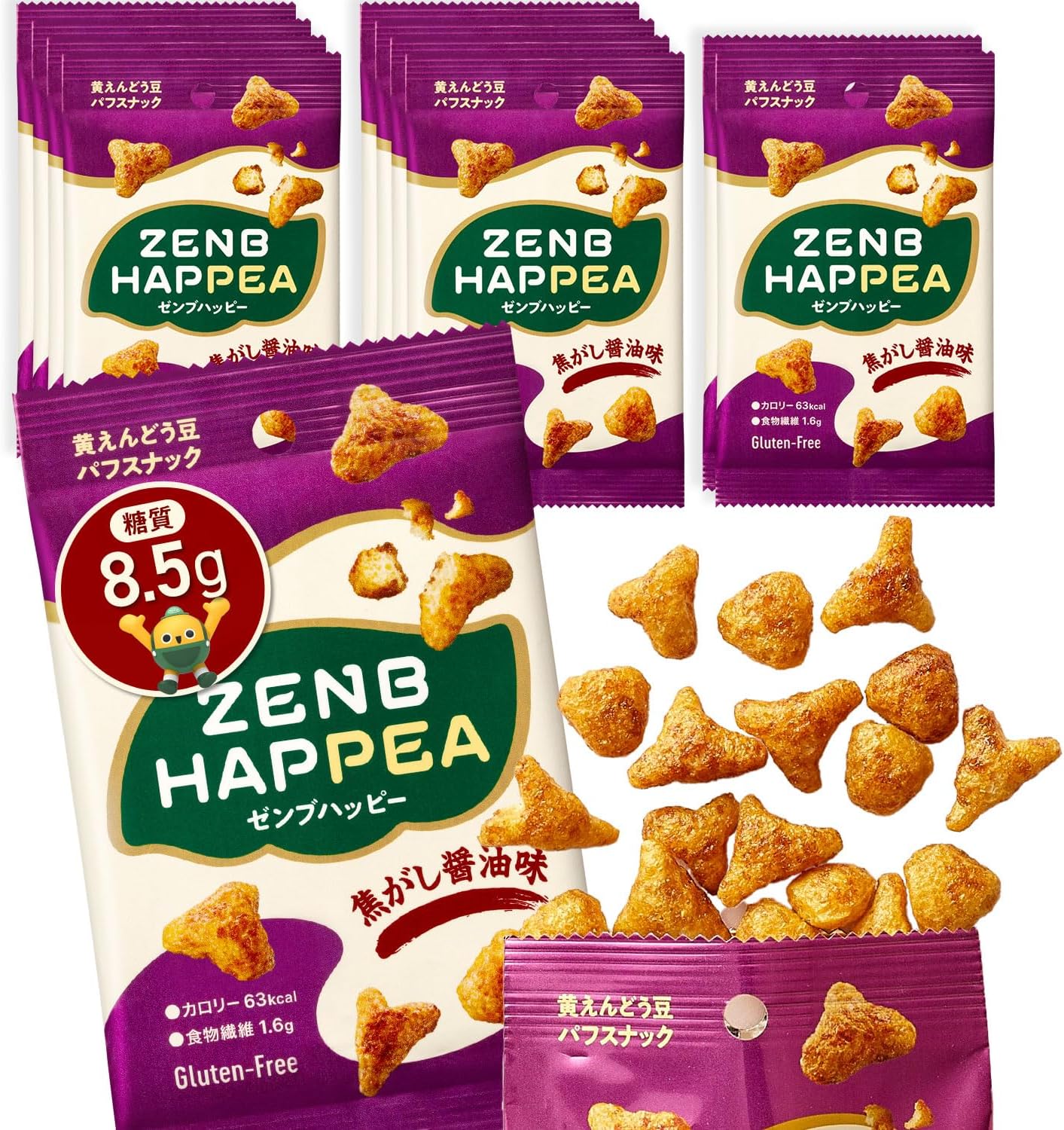 ZENB HAPPEA（ゼンブハッピー） 焦がし醤油味