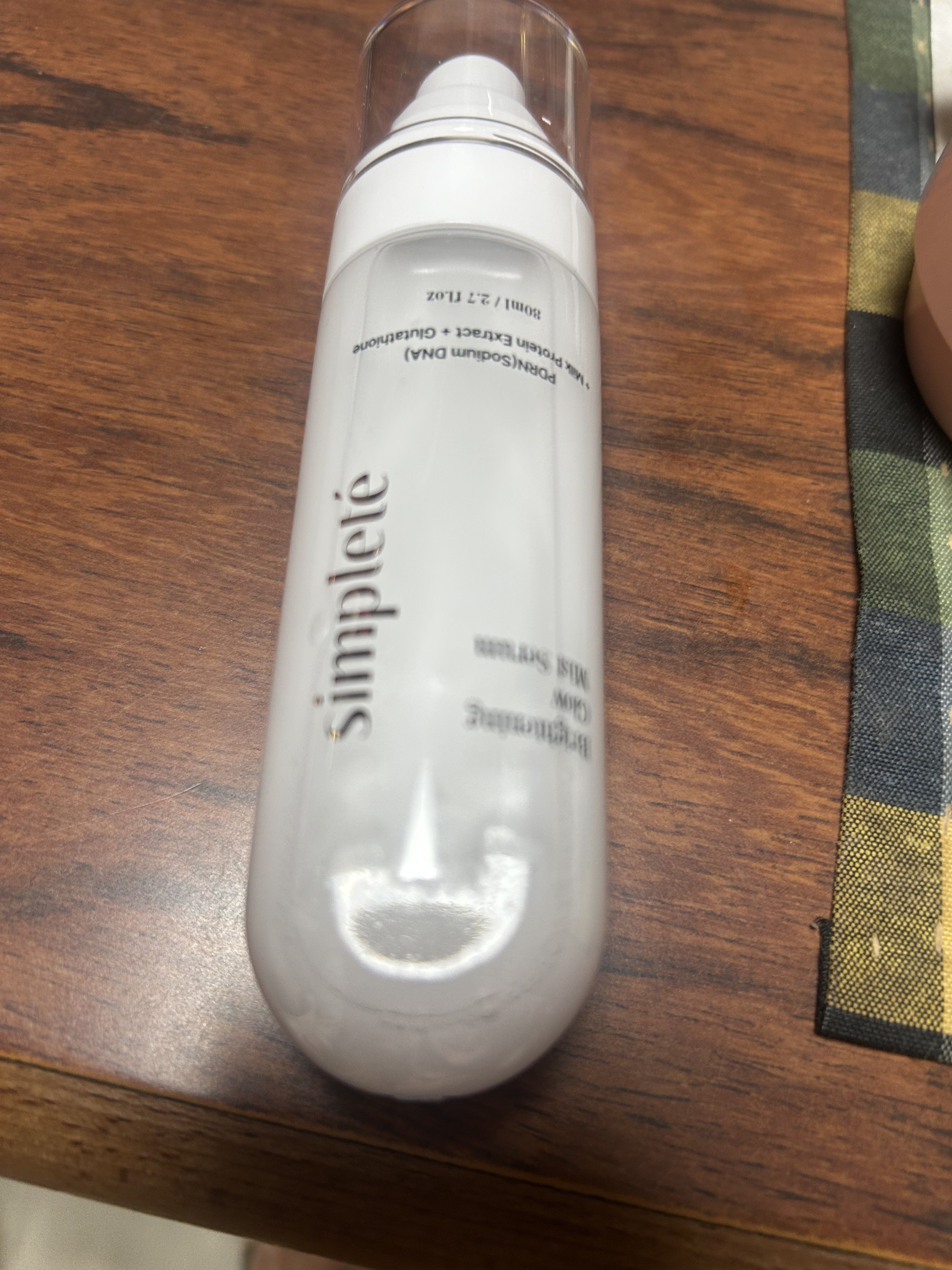 ブライトニンググロウミストセラム/Simplete(シンプレ)/フィックスミストを使ったクチコミ（2枚目）