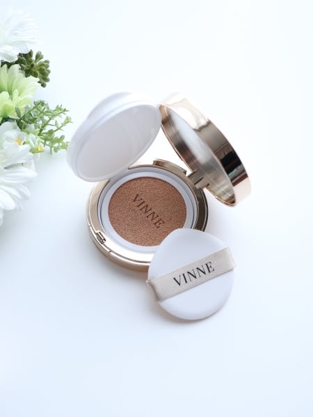 プレステージグロウスキンフィットクッション/VINNE /クッションファンデーションを使ったクチコミ(2枚目)