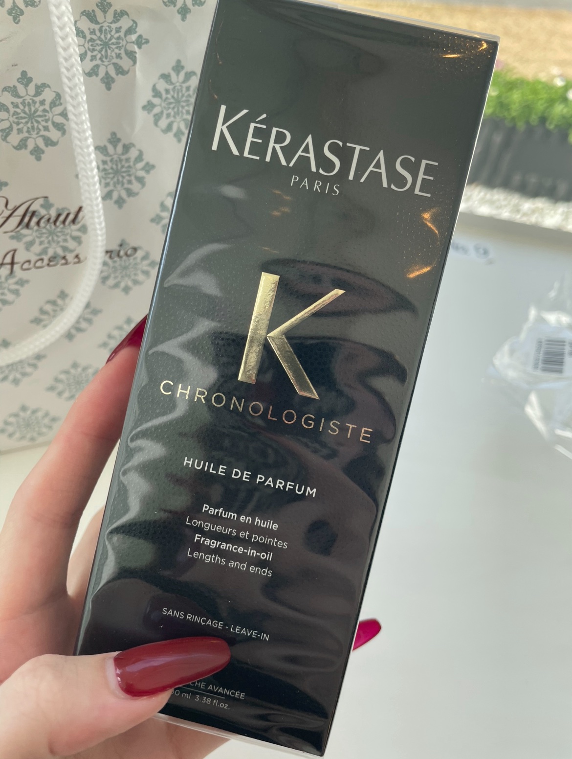 CH ユイル クロノロジスト R/ケラスターゼ/ヘアオイルを使ったクチコミ（1枚目）